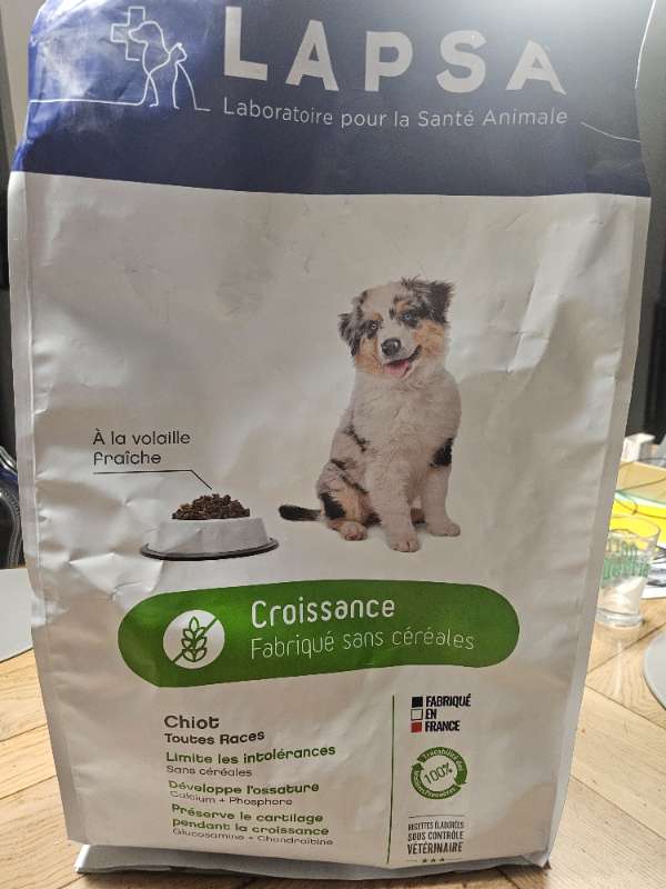 Lapsa Puppy sans céréales grand chien