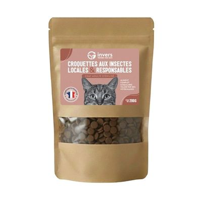 Invers Croquettes aux insectes chat adulte stérilisé