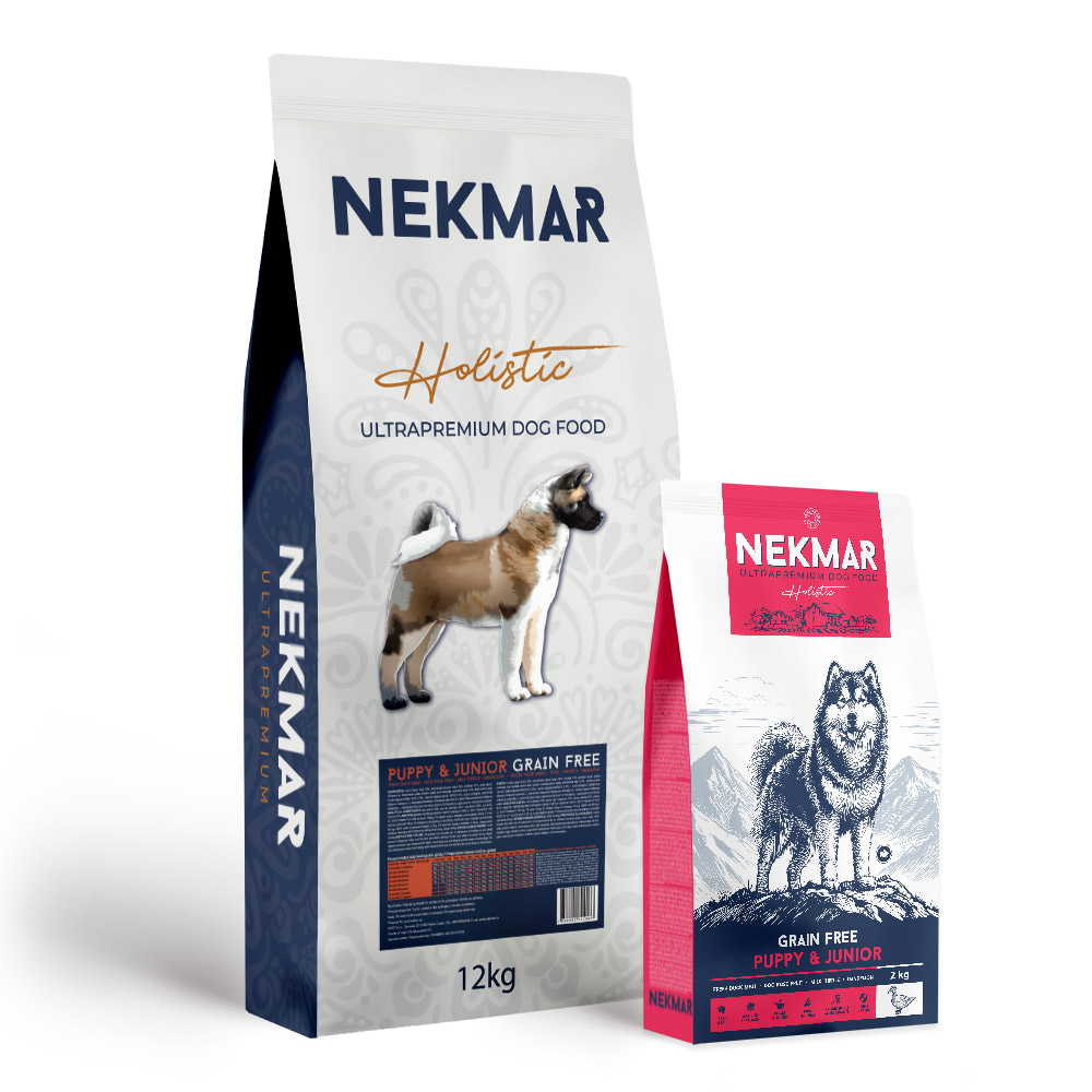 Nekmar Chiot et Junior Canard Frais SANS CEREALES