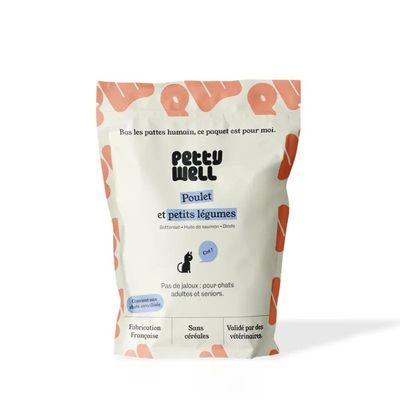 Petty Well Croquettes Sans Céréales Poulet et Dinde