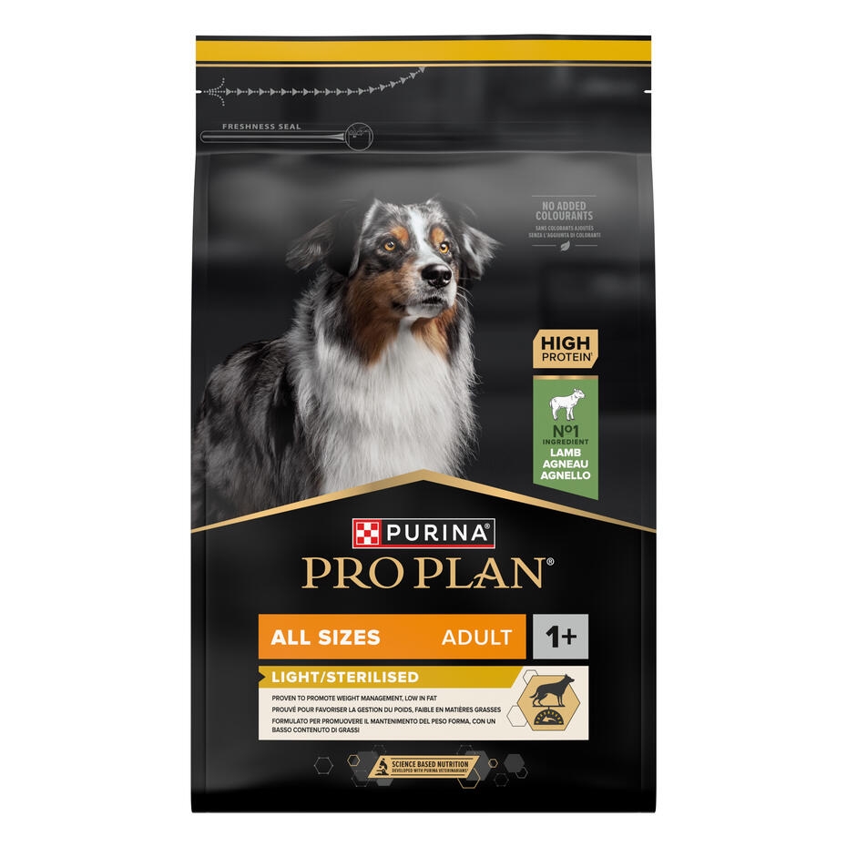 Pro Plan All Sizes Adult Light Sterilised Agneau