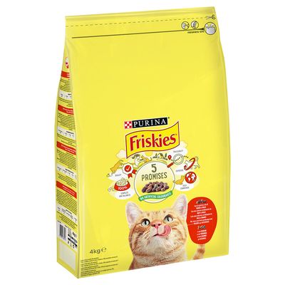 PURINA Friskies Bœuf Poulet Légumes Chat